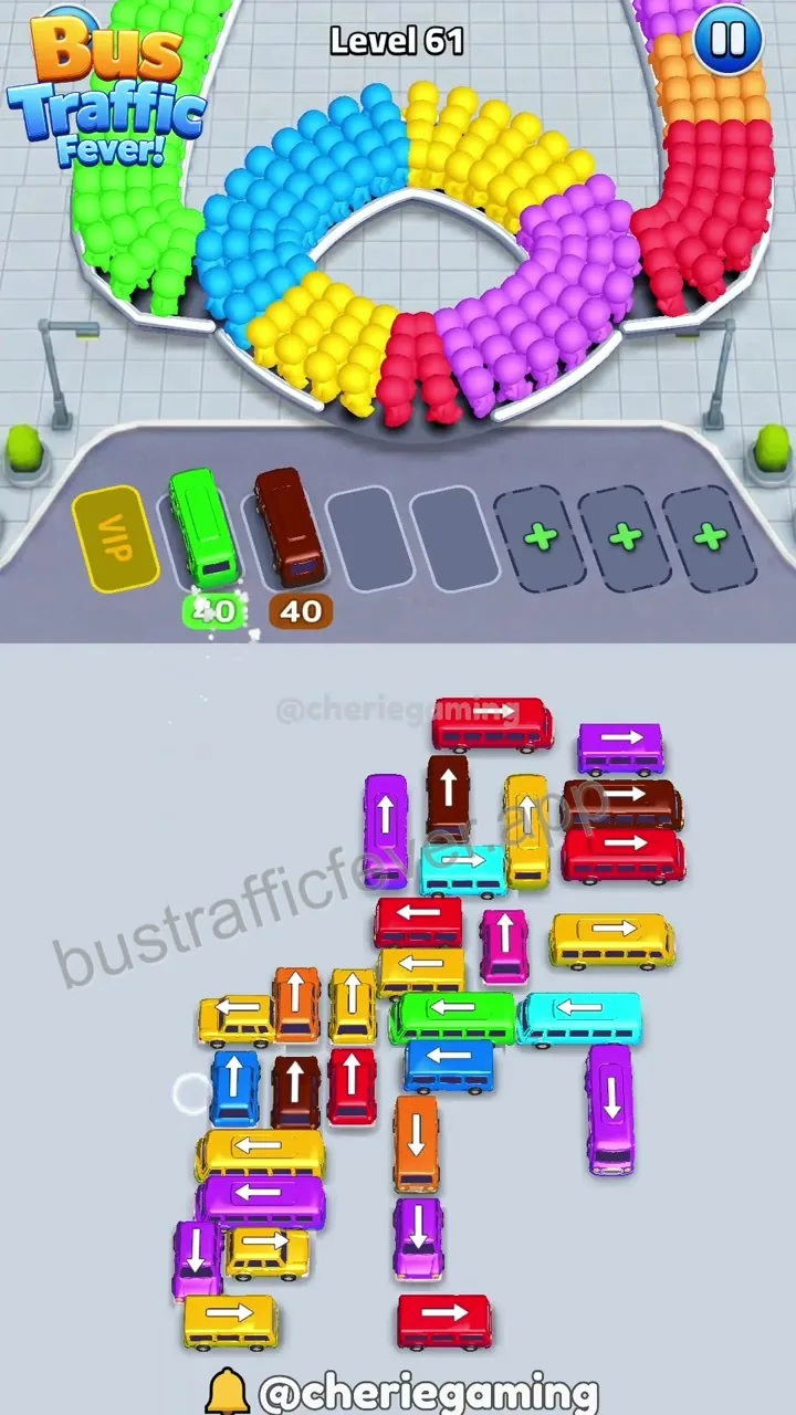 Bus Traffic Fever Level 61 step 4
