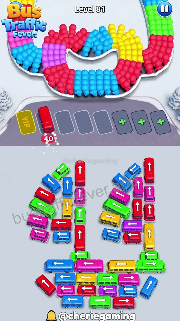 Bus Traffic Fever Level 81 step 2