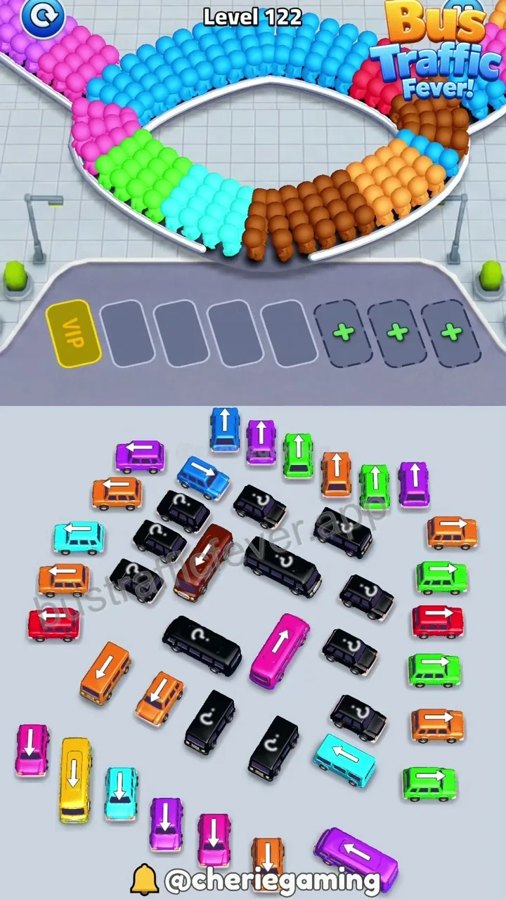 Bus Traffic Fever Level 122 board preview