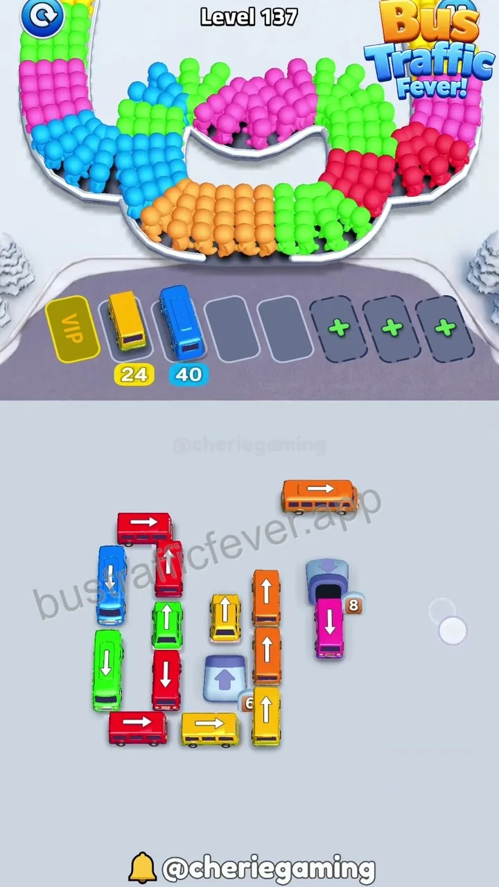 Bus Traffic Fever Level 137 step 6