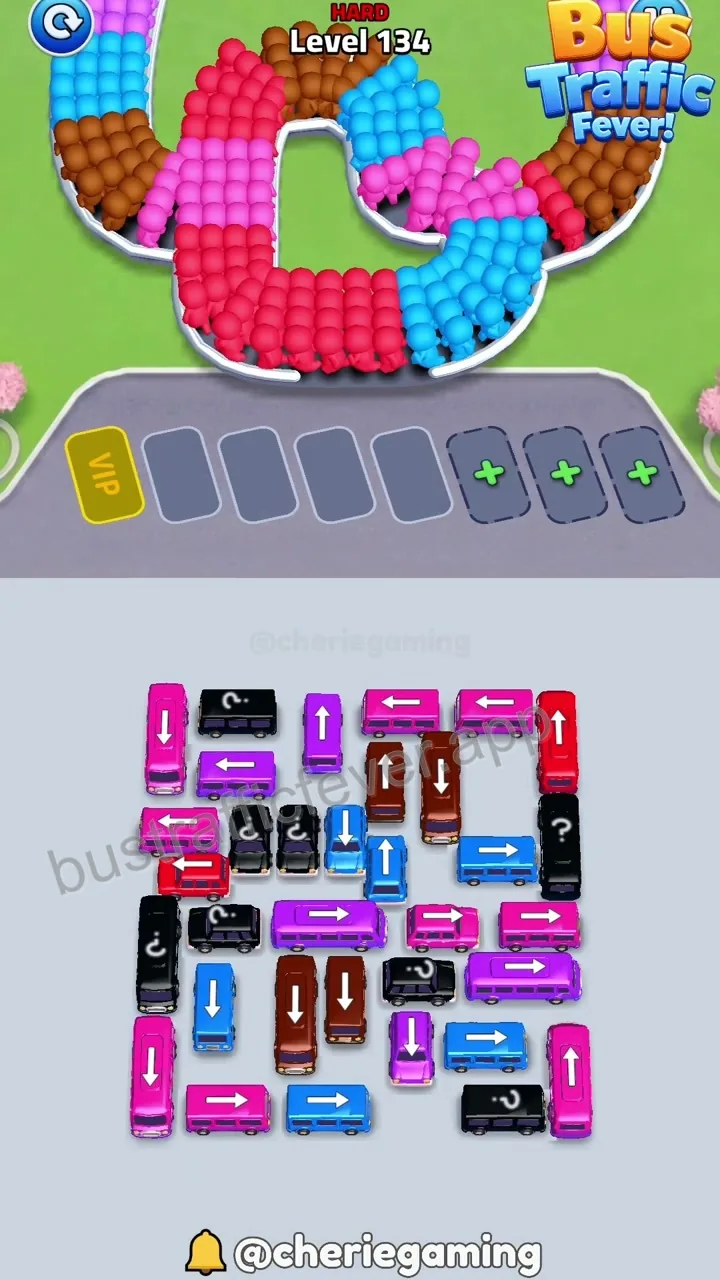 Bus Traffic Fever Level 134 board preview