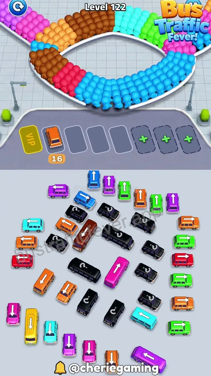 Bus Traffic Fever Level 122 step 2