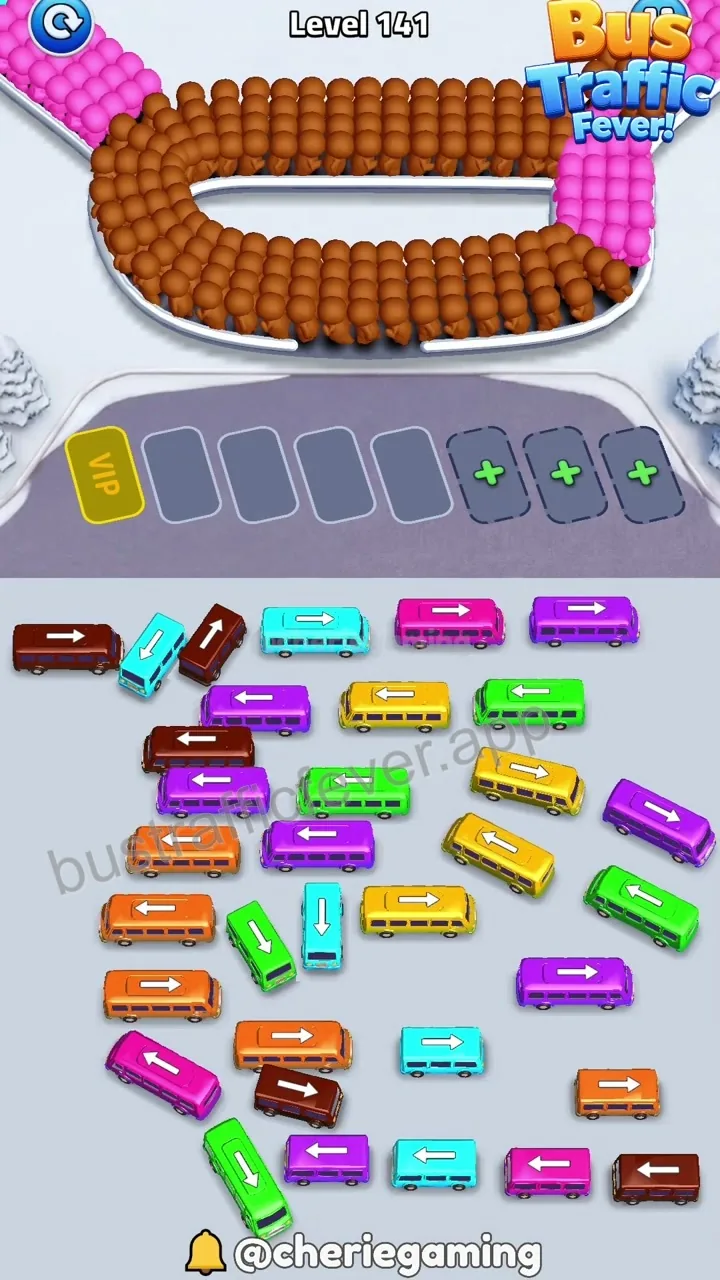 Bus Traffic Fever Level 141 board preview