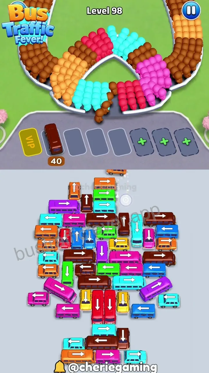 Bus Traffic Fever Level 98 step 4