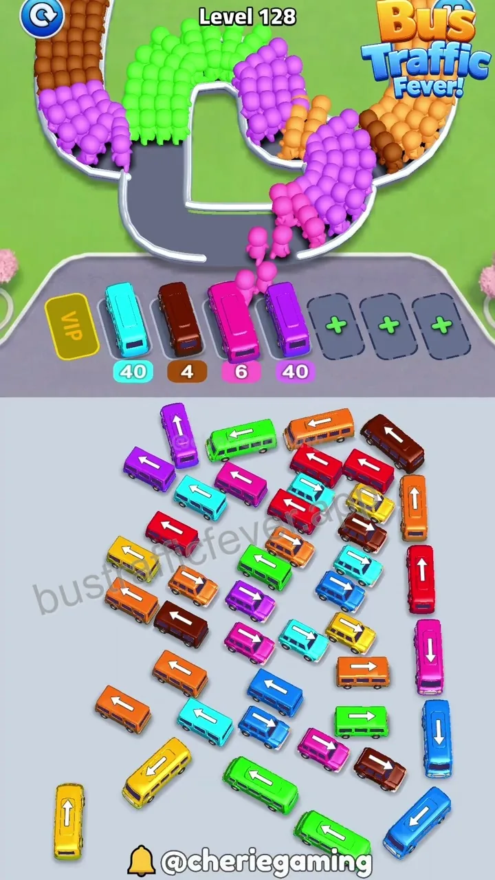 Bus Traffic Fever Level 128 step 5