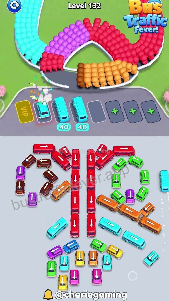 Bus Traffic Fever Level 132 step 6