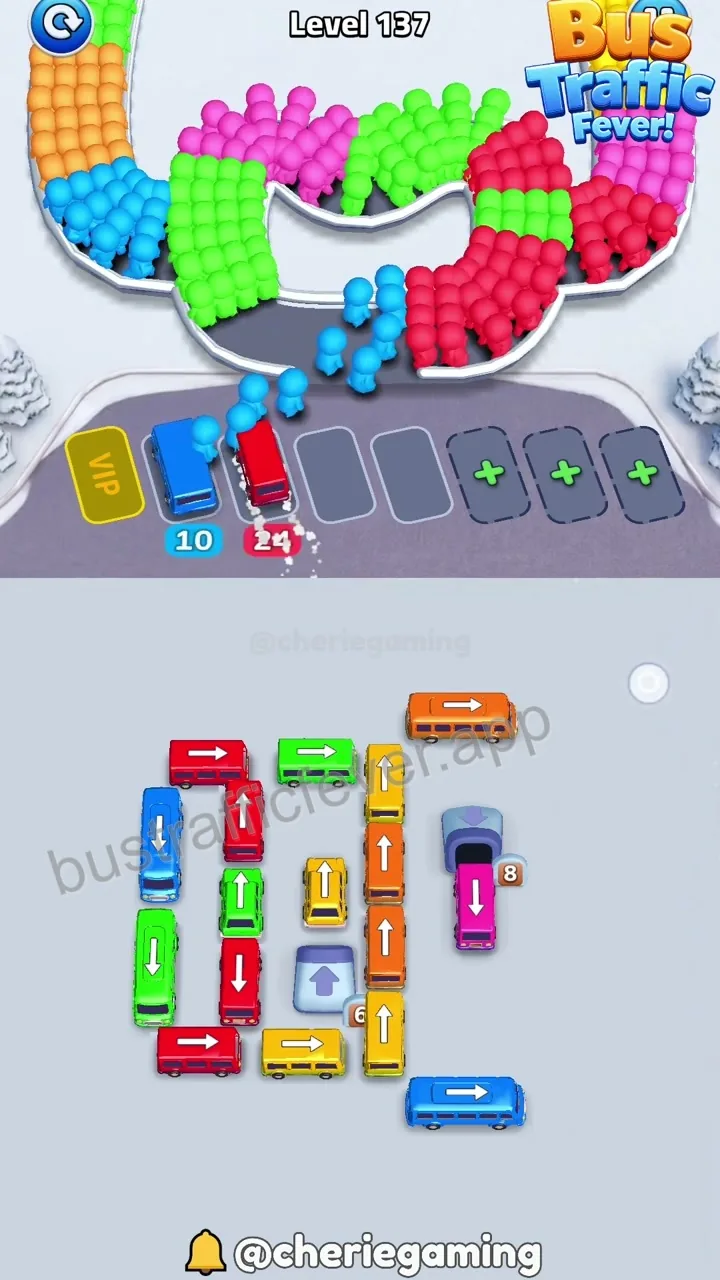 Bus Traffic Fever Level 137 step 4