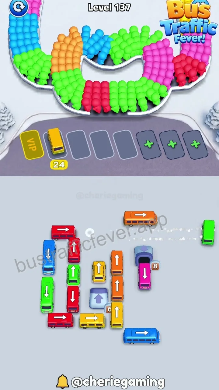 Bus Traffic Fever Level 137 step 5