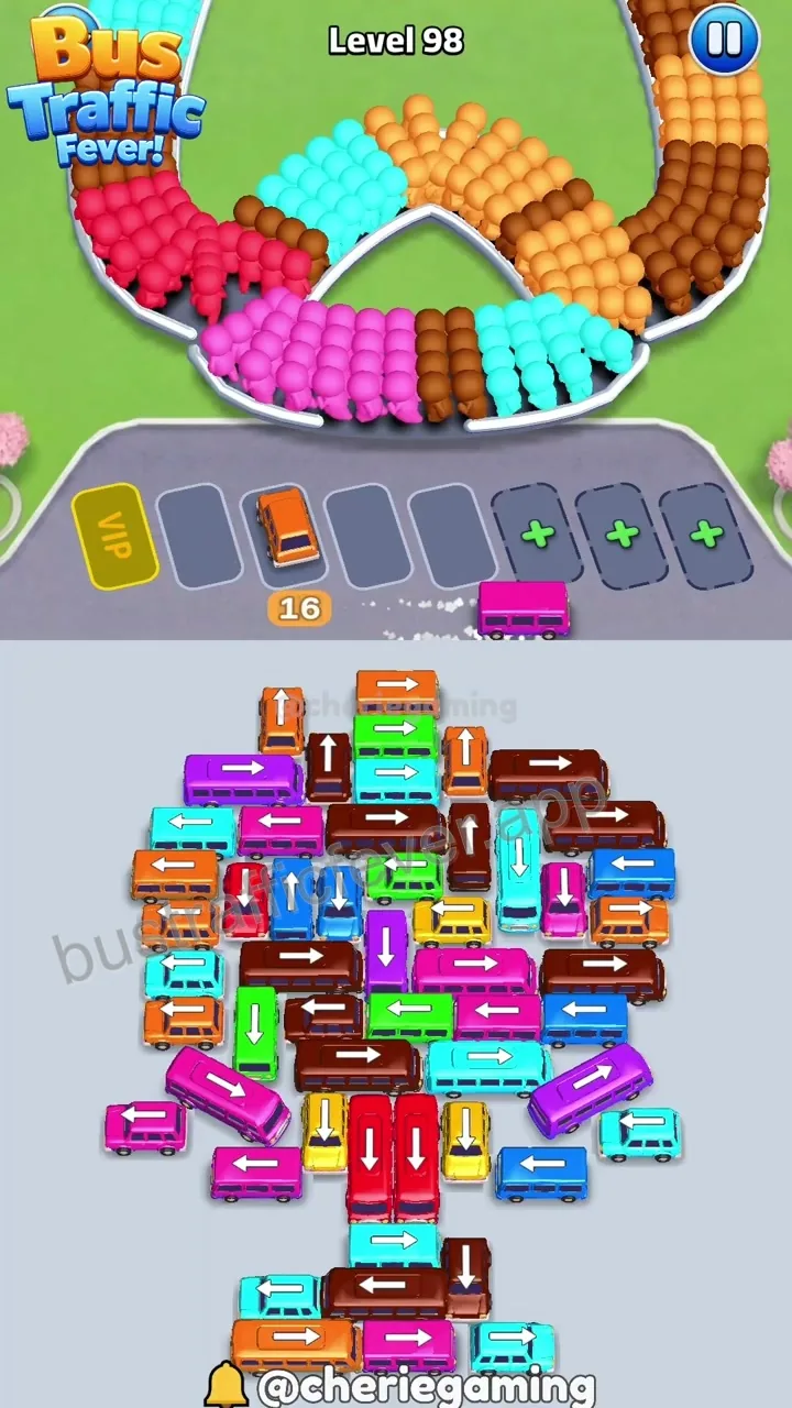 Bus Traffic Fever Level 98 step 3