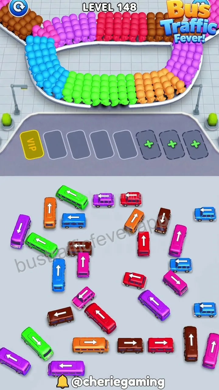 Bus Traffic Fever Level 148 board preview