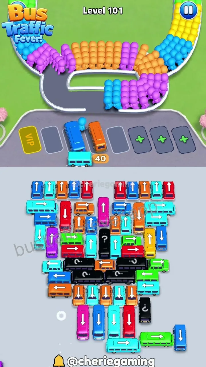 Bus Traffic Fever Level 101 step 3