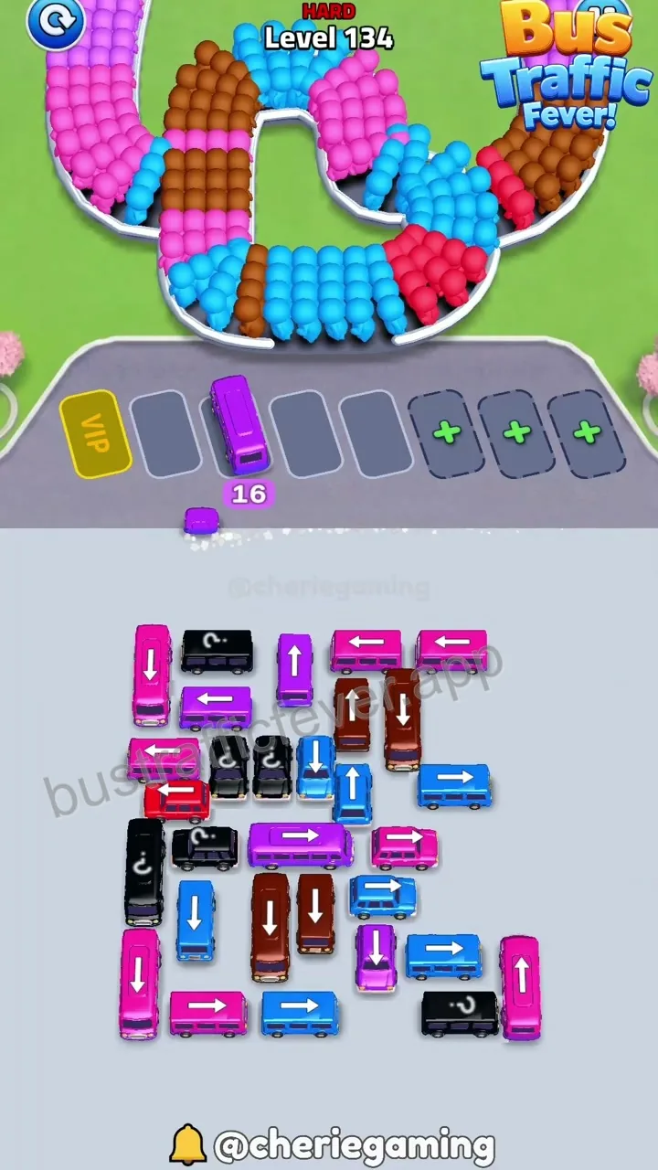 Bus Traffic Fever Level 134 step 4