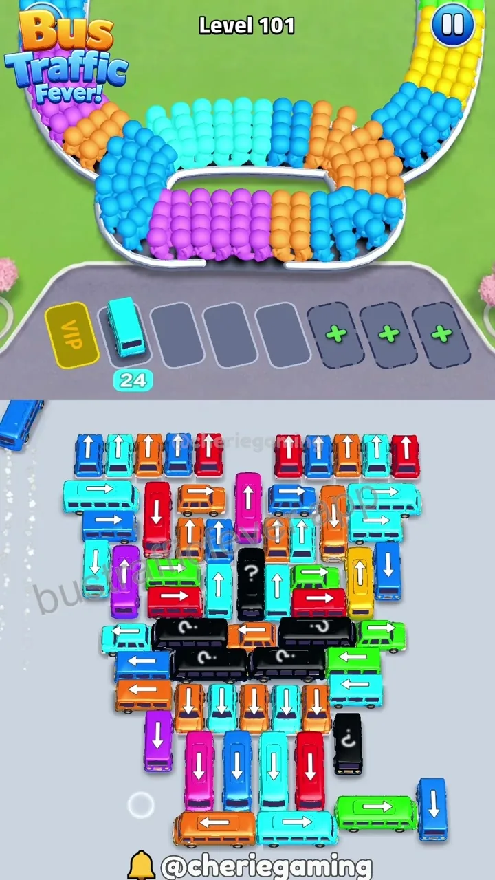 Bus Traffic Fever Level 101 step 2