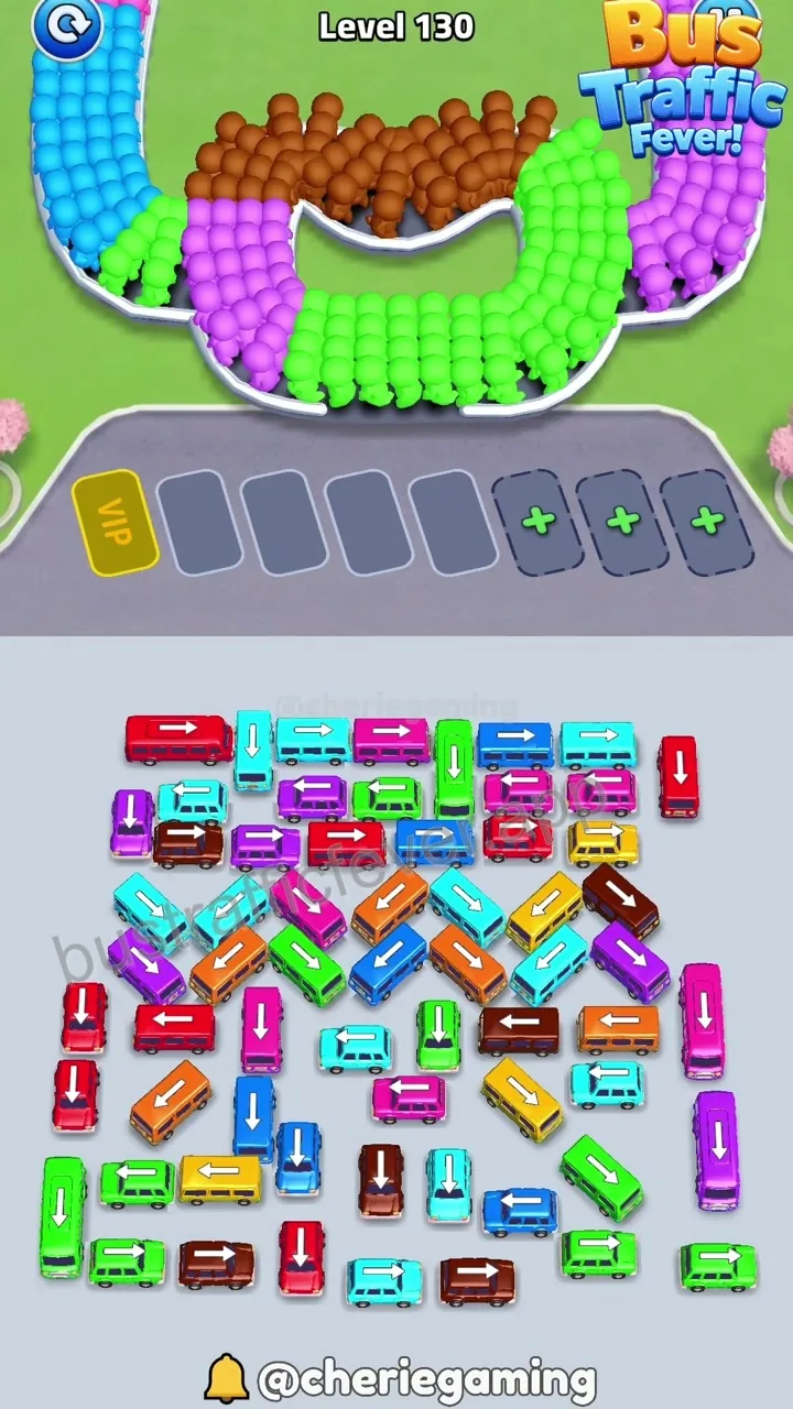 Bus Traffic Fever Level 130 board preview