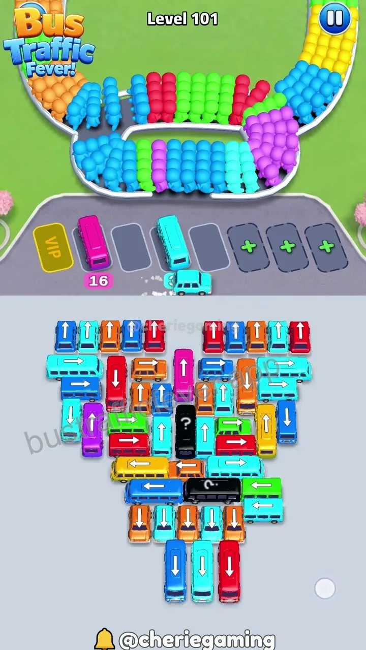 Bus Traffic Fever Level 101 step 6