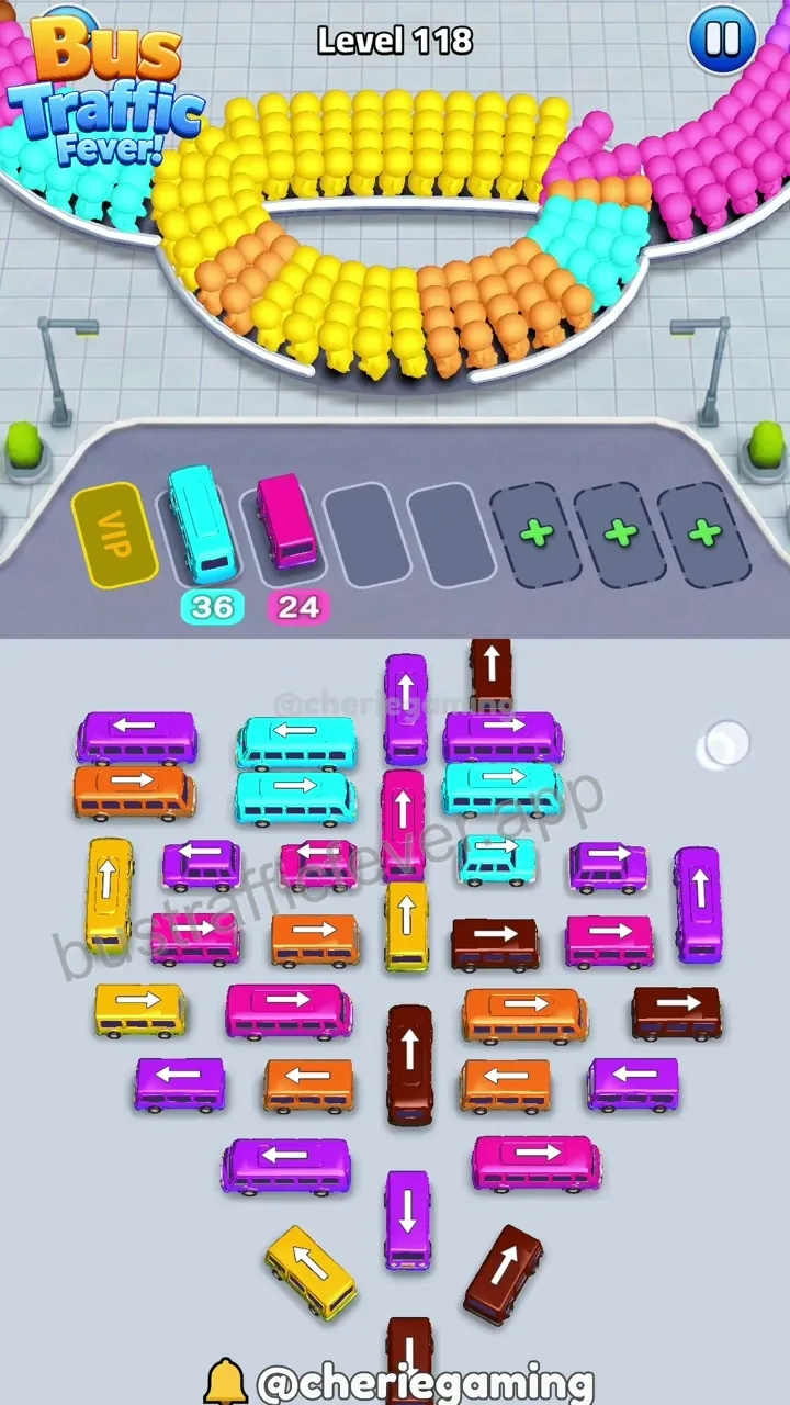 Bus Traffic Fever Level 118 step 4