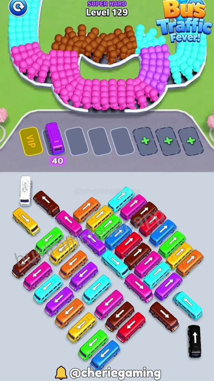Bus Traffic Fever Level 129 step 2