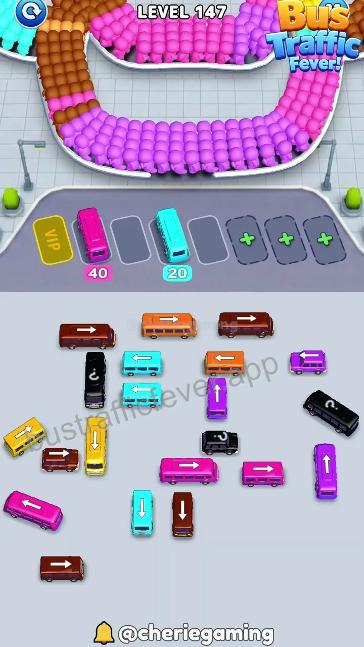 Bus Traffic Fever Level 147 step 6