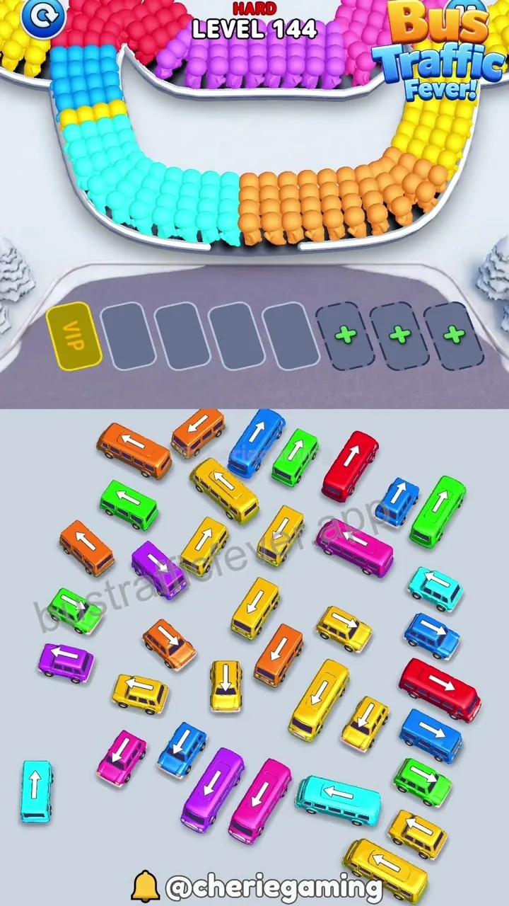 Bus Traffic Fever Level 144 board preview
