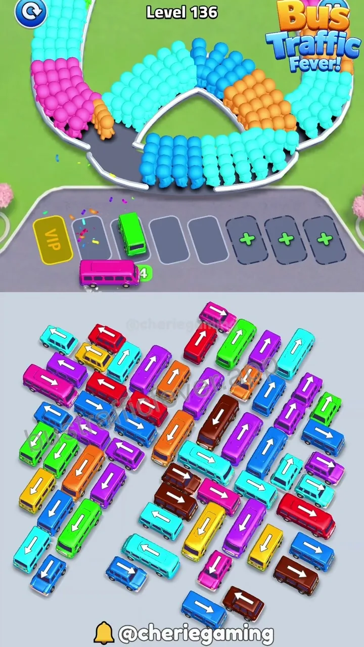 Bus Traffic Fever Level 136 step 4