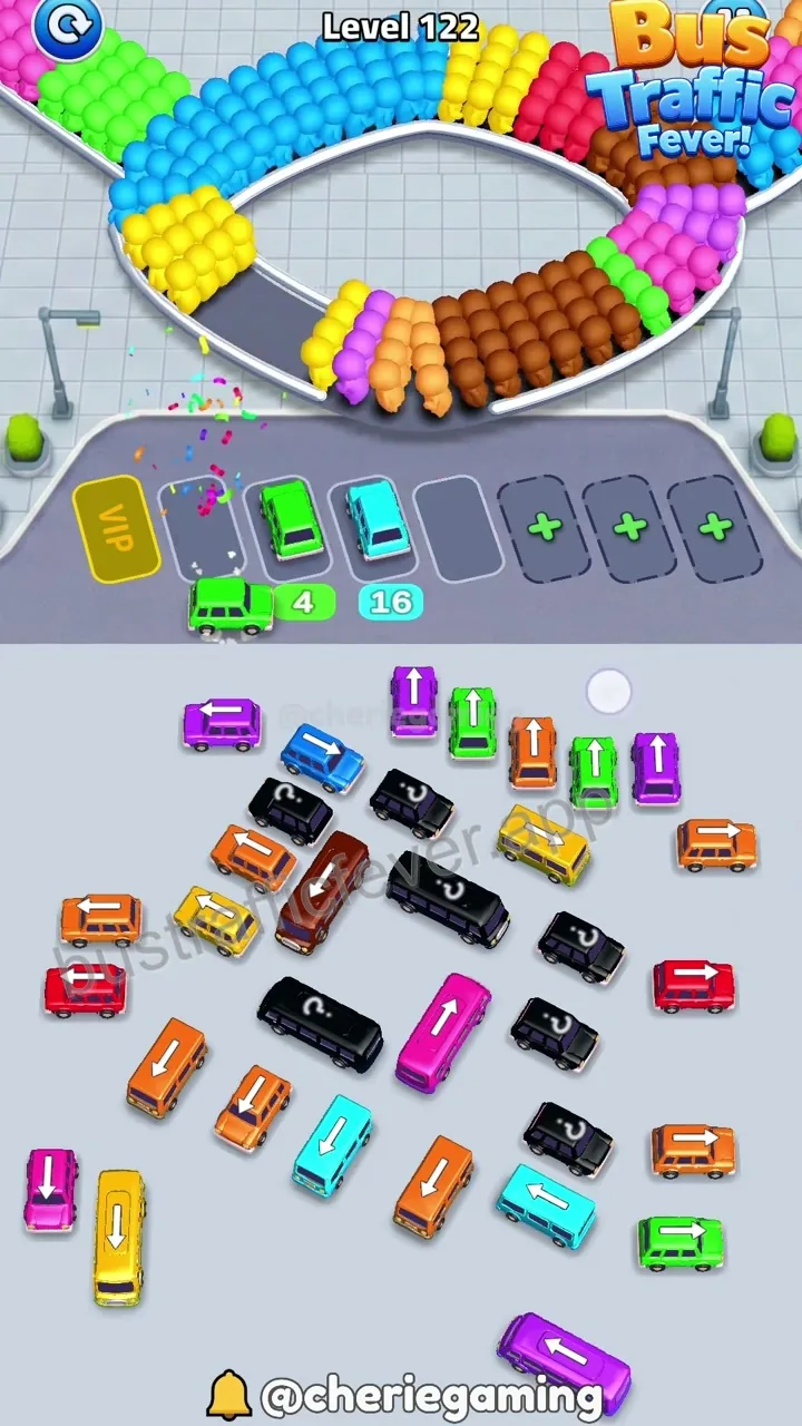 Bus Traffic Fever Level 122 step 7