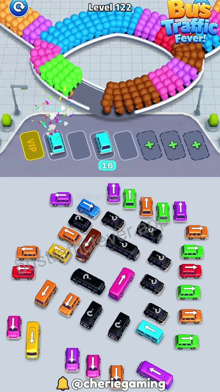 Bus Traffic Fever Level 122 step 4