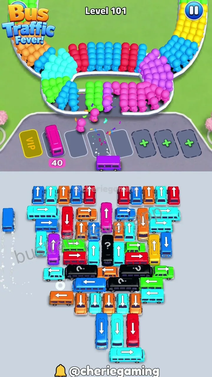 Bus Traffic Fever Level 101 step 5