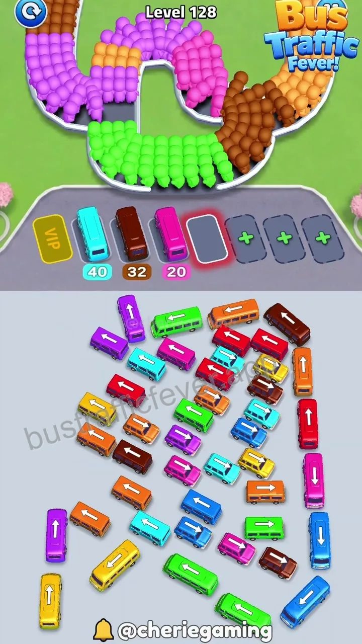 Bus Traffic Fever Level 128 step 4