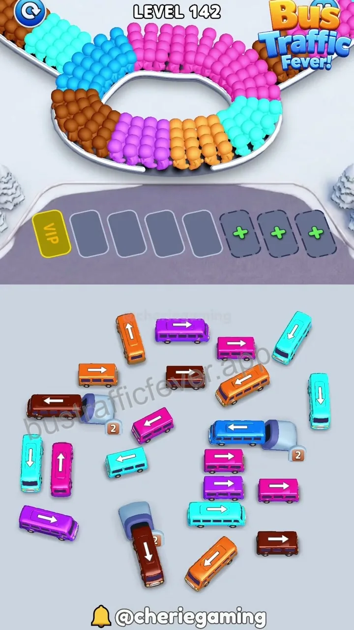 Bus Traffic Fever Level 142 board preview