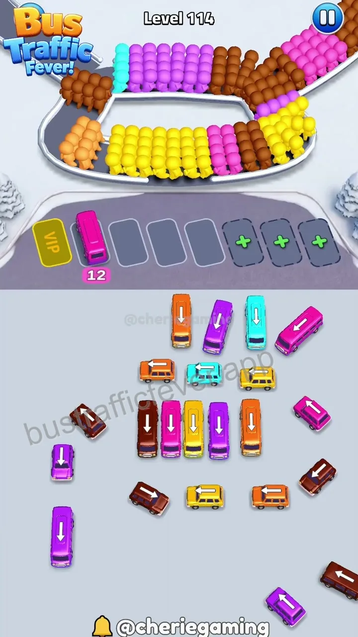 Bus Traffic Fever Level 114 step 7