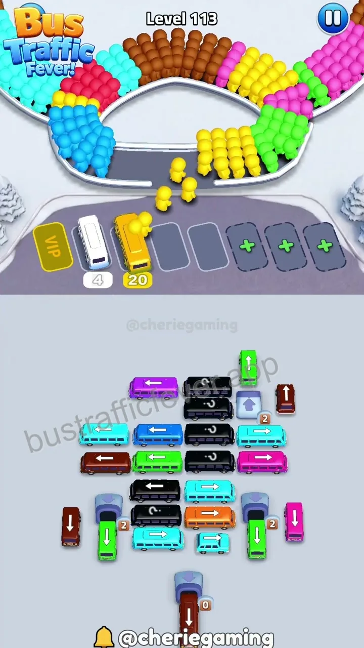 Bus Traffic Fever Level 113 step 6