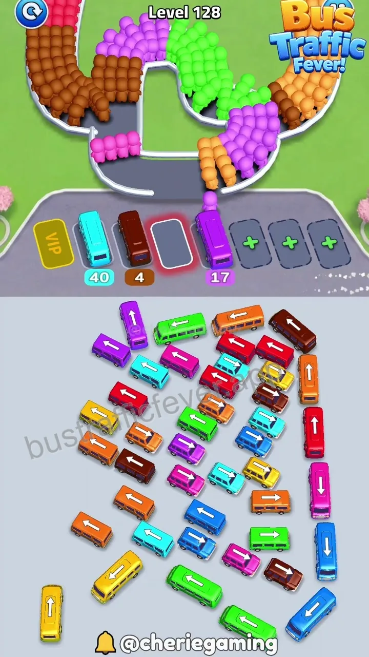 Bus Traffic Fever Level 128 step 6