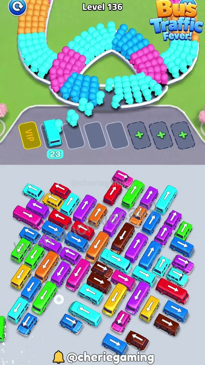Bus Traffic Fever Level 136 step 2