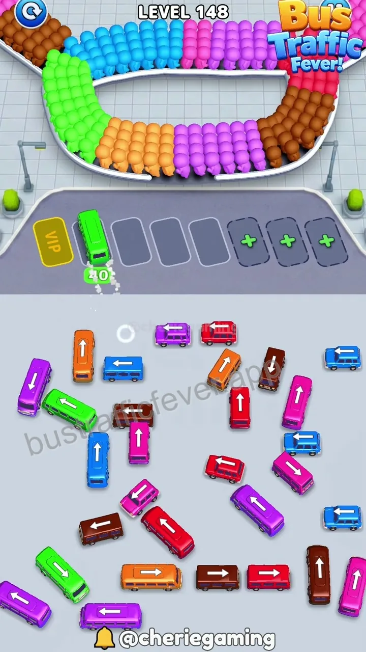 Bus Traffic Fever Level 148 step 2
