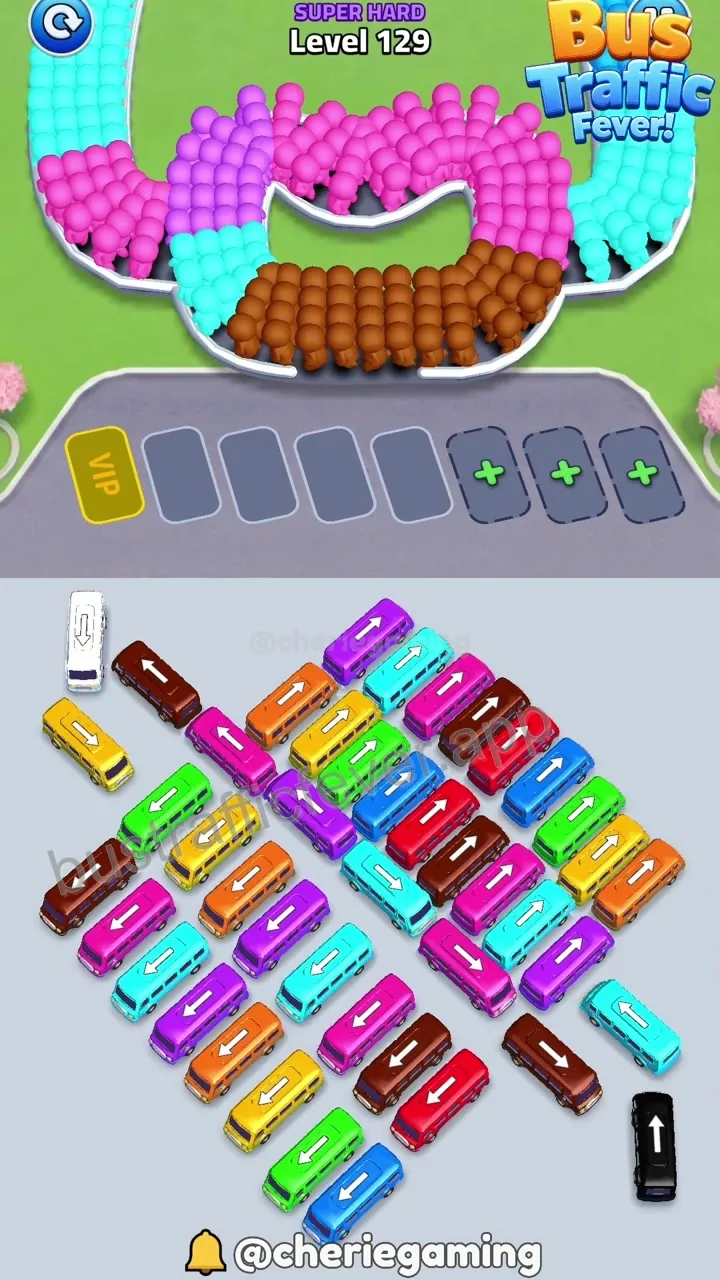 Bus Traffic Fever Level 129 board preview