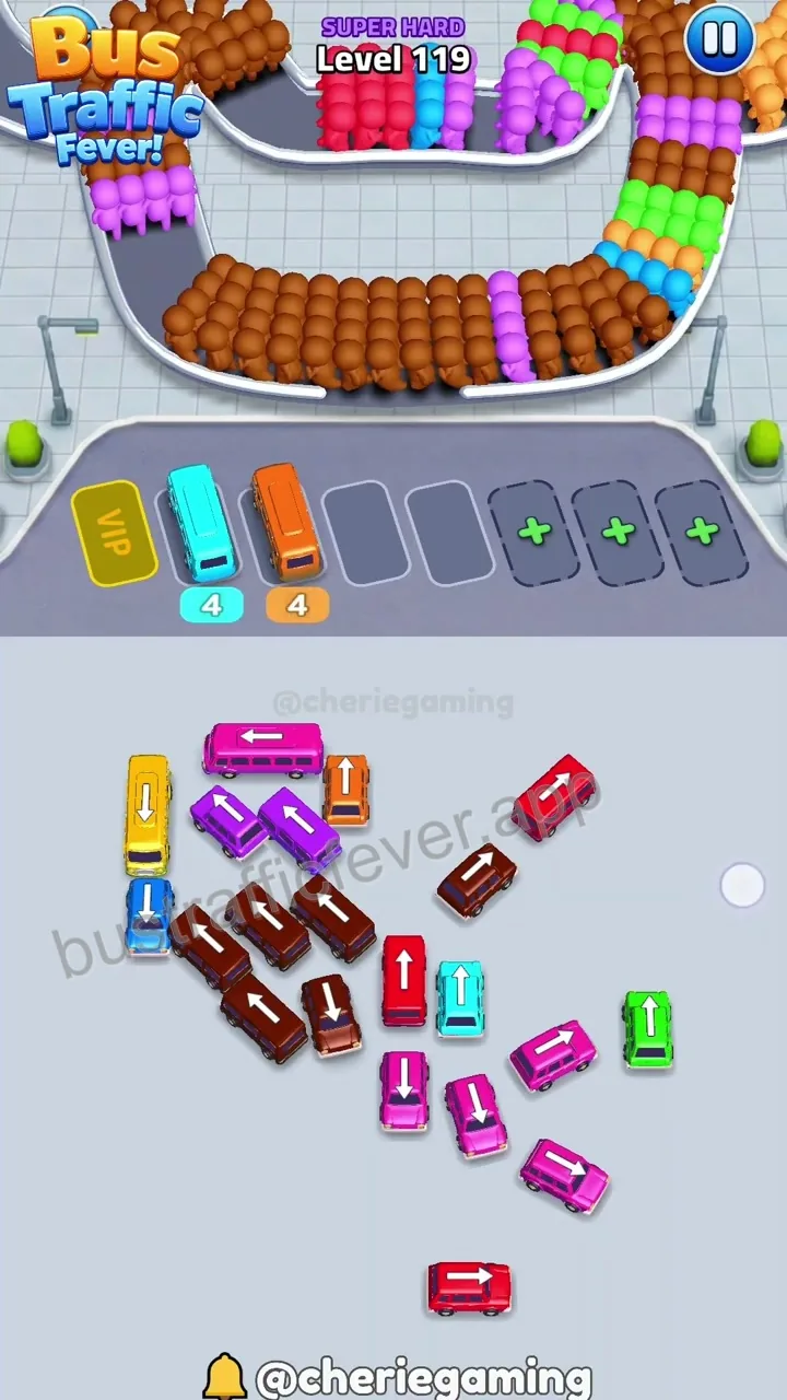 Bus Traffic Fever Level 119 step 6