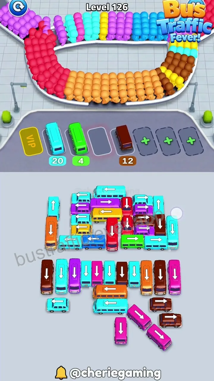 Bus Traffic Fever Level 126 step 6