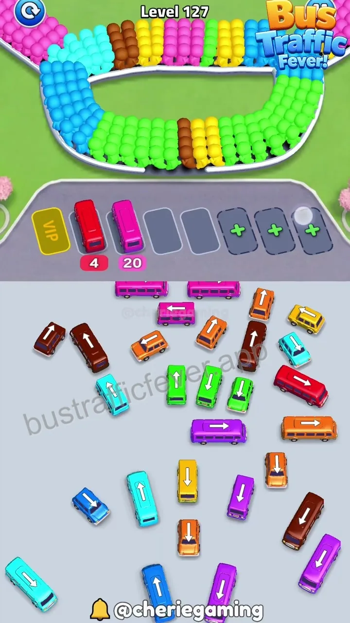 Bus Traffic Fever Level 127 step 6