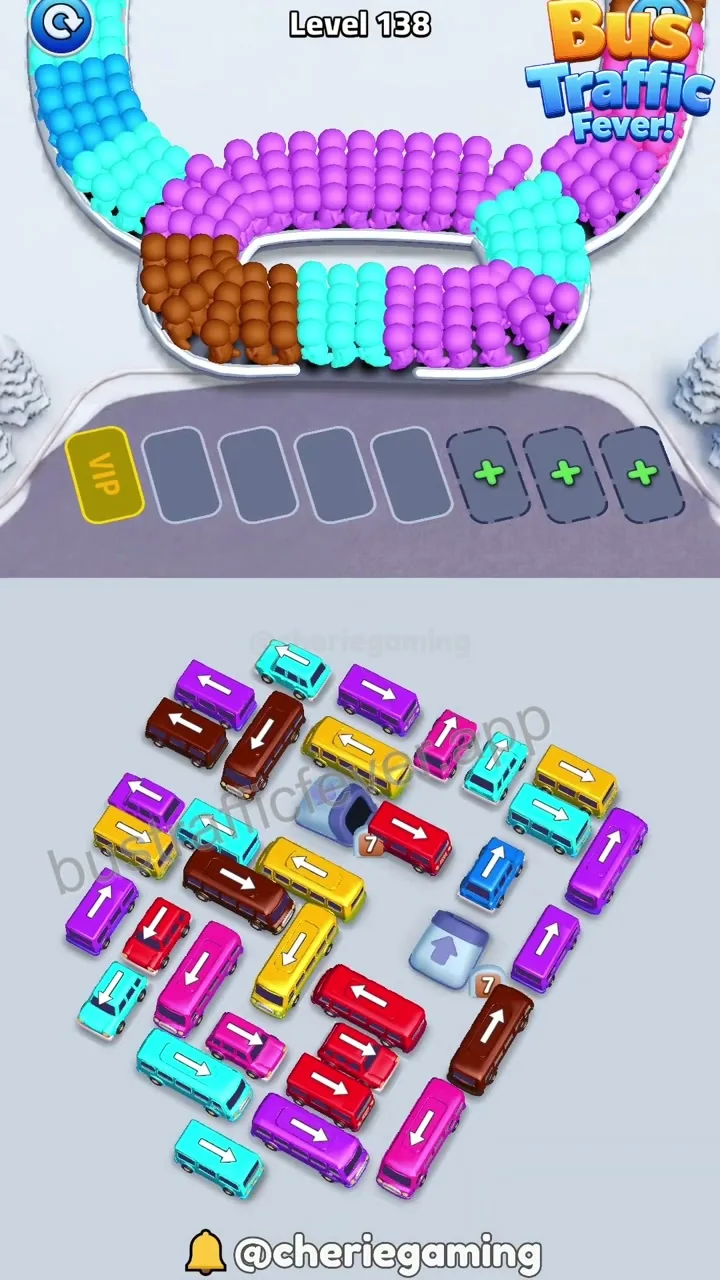 Bus Traffic Fever Level 138 board preview