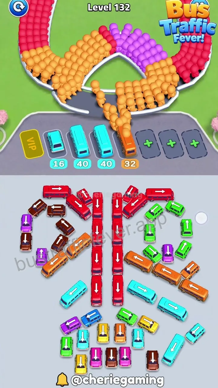 Bus Traffic Fever Level 132 step 4