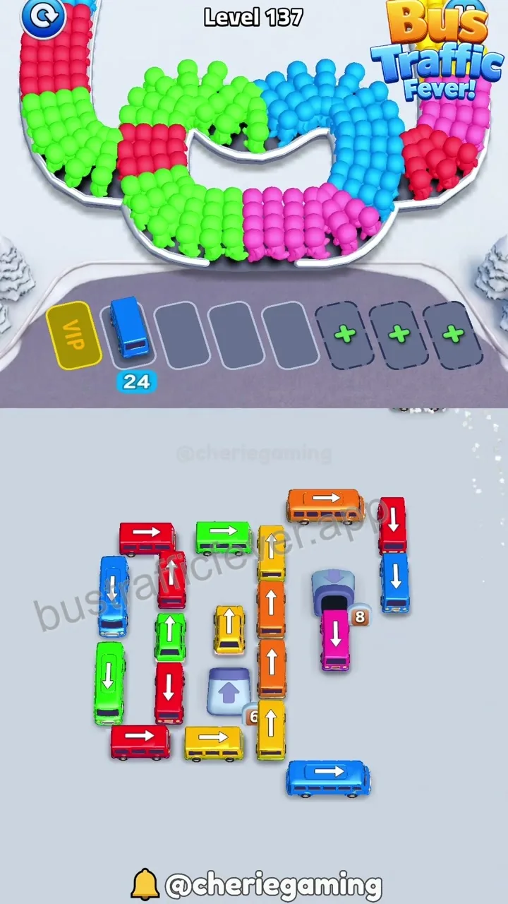 Bus Traffic Fever Level 137 step 3