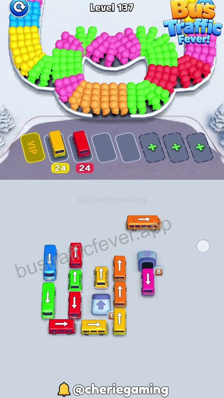 Bus Traffic Fever Level 137 step 7