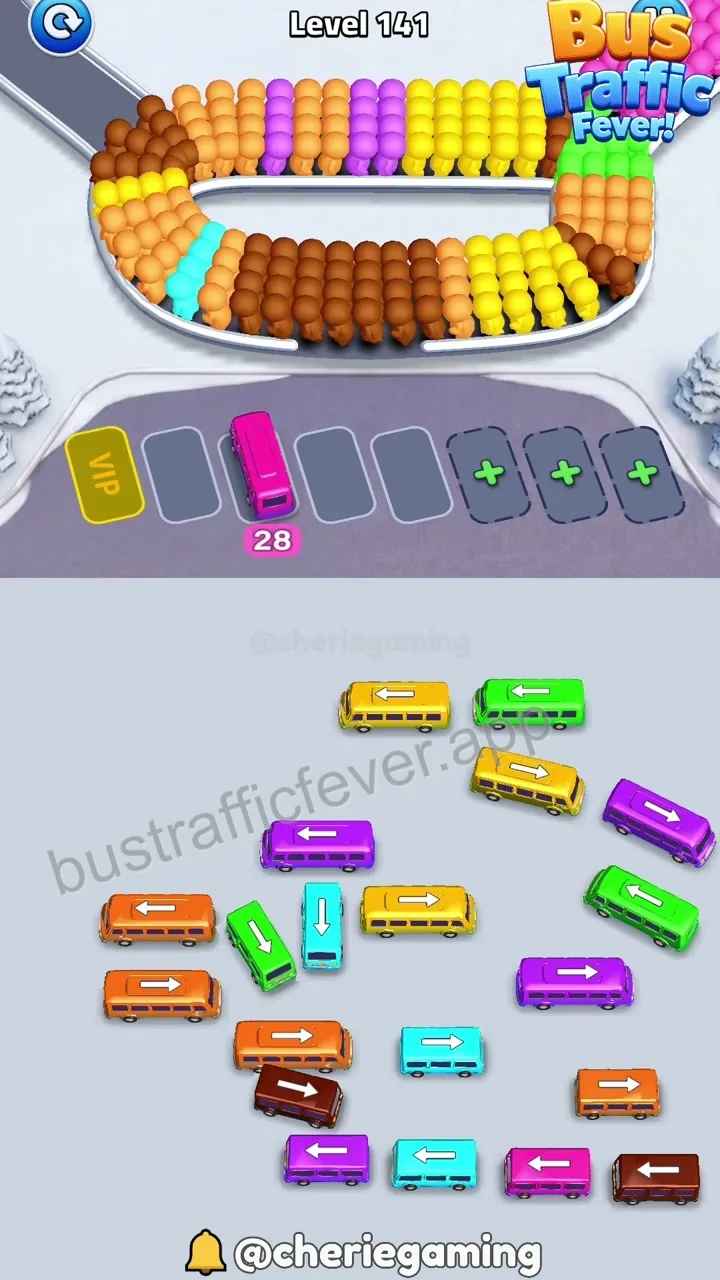 Bus Traffic Fever Level 141 step 6