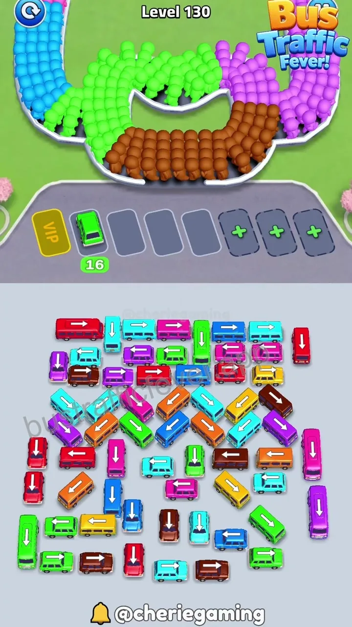 Bus Traffic Fever Level 130 step 2