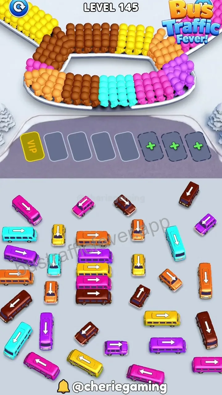 Bus Traffic Fever Level 145 board preview