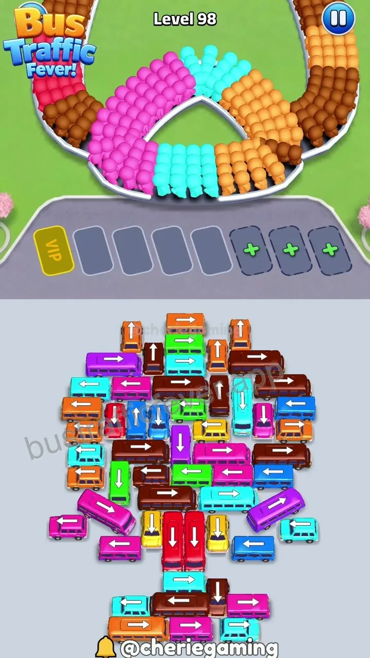 Bus Traffic Fever Level 98 board preview