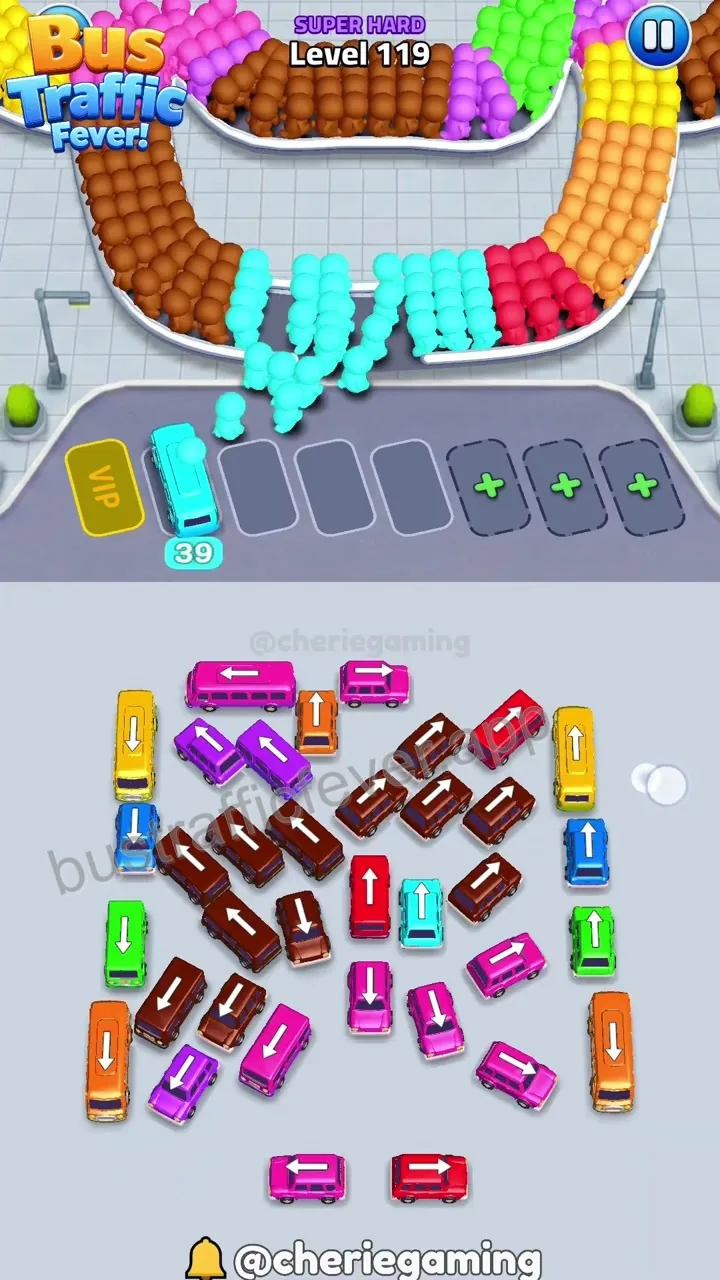 Bus Traffic Fever Level 119 step 4