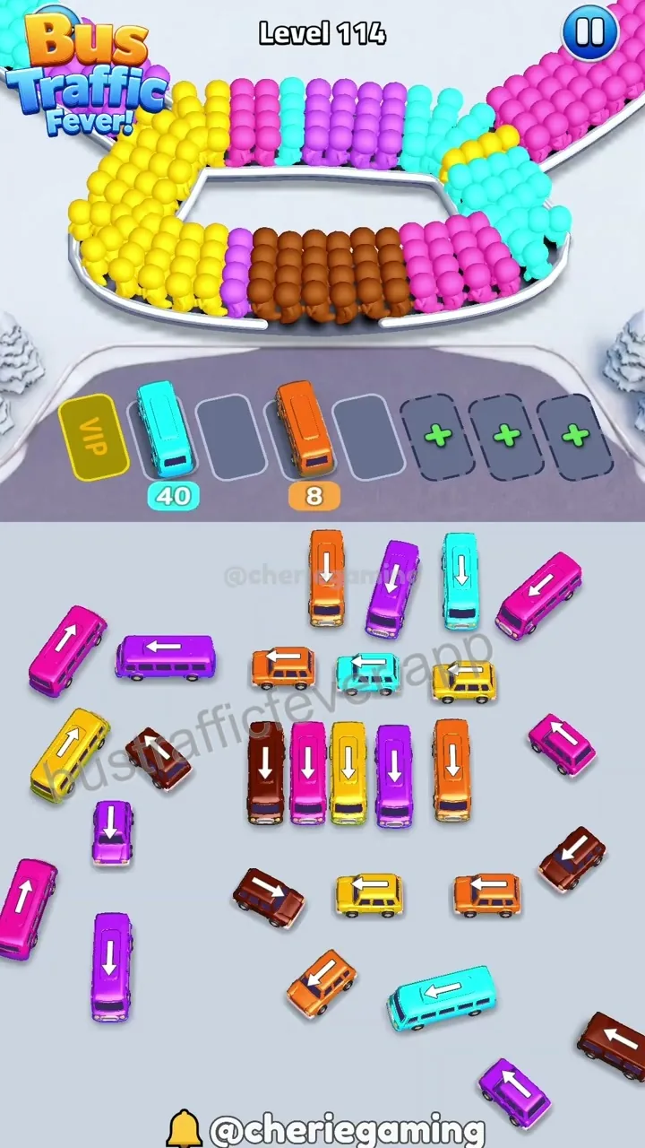 Bus Traffic Fever Level 114 step 6