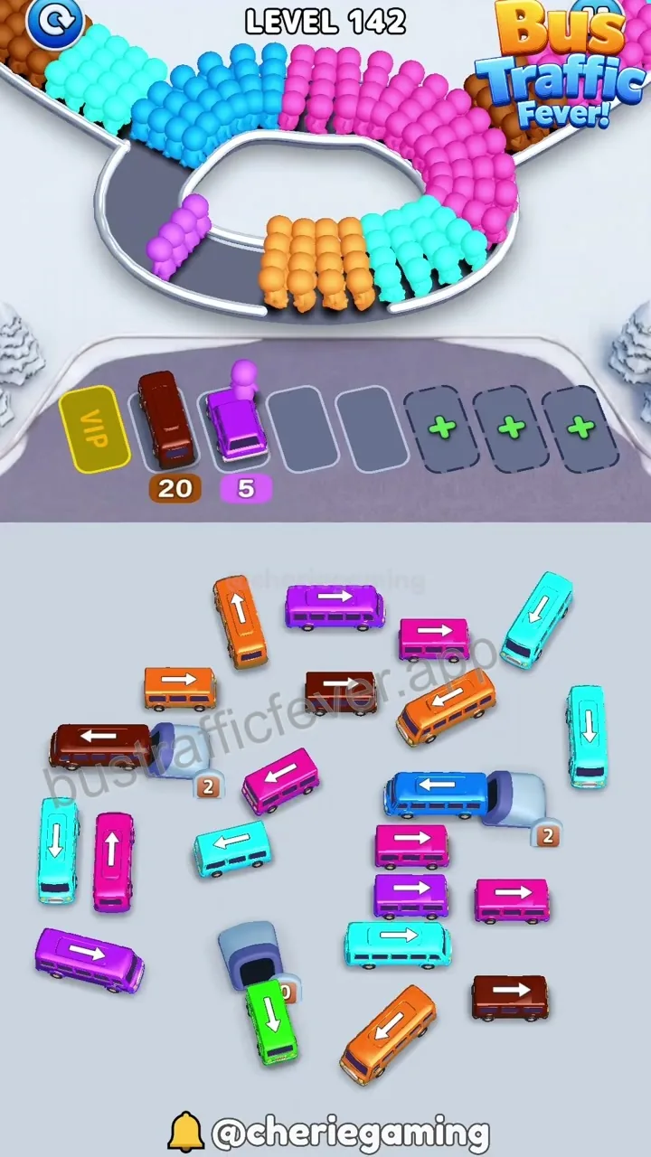 Bus Traffic Fever Level 142 step 3