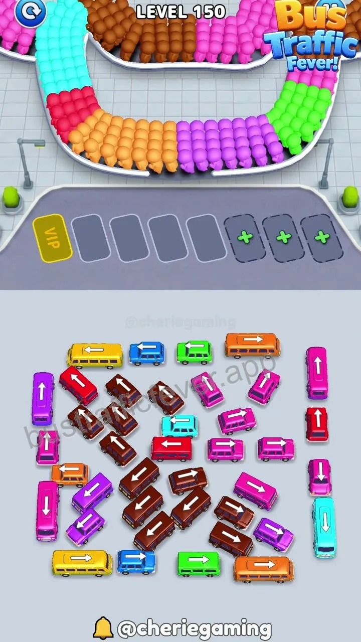 Bus Traffic Fever Level 150 board preview